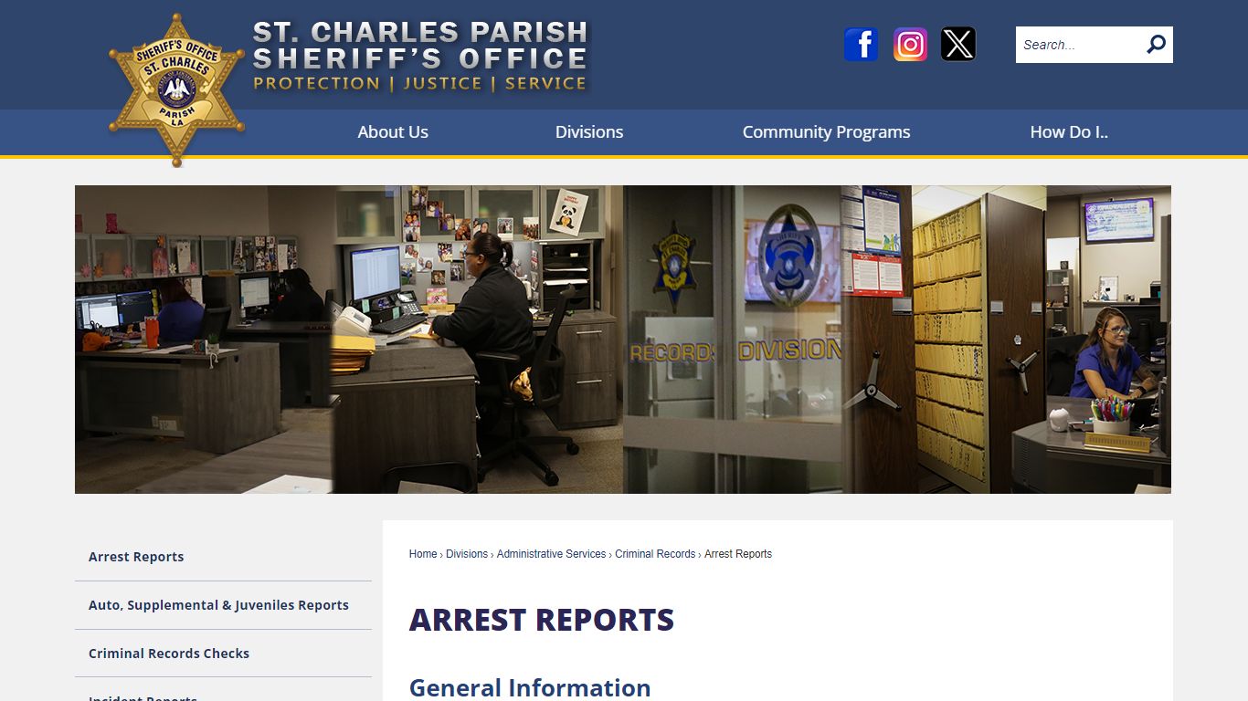 Arrest Reports | St. Charles Sheriff, LA - Official Website